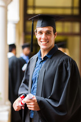 handsome university graduate