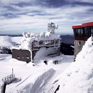 weather station at the peak of Chopok in Low Tatras