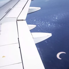Foto op Plexiglas moon shaped island near Doha airport in Qatar © yampi
