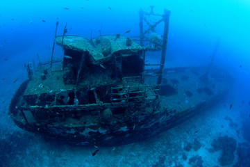 Underwater shipwreck