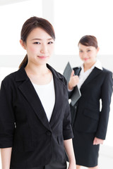 portrait of young asian businesswomen