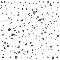 Colored paper in flight