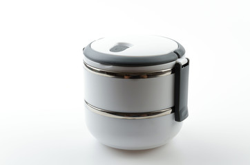 Tiffin isolated white background