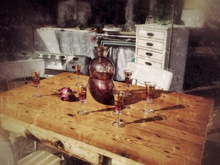 Alte Küchenmöbel: Nostalgie Shabby Chic