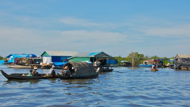 Life in Tonle Sap Lake, Cambodia