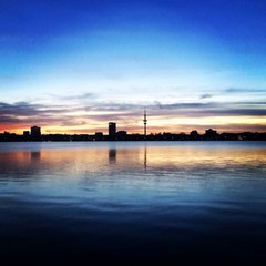 Fototapeta premium alster sundown