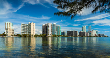 Naklejka na ściany i meble Miami Skyline