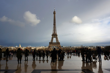 Tour Eiffel apr&egrave;s la pluie