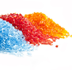 plastic polymer granules