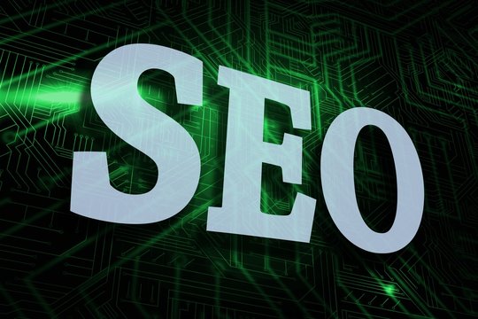 Seo against green and black circuit board