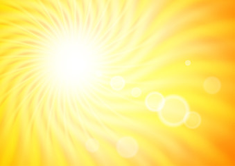 Obraz premium Abstrakcjonistyczny tło z falistym światłem słonecznym