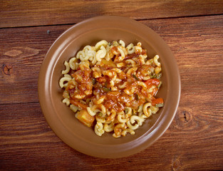 homemade elbow macaroni pasta