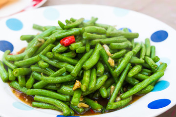 stir fried common beans