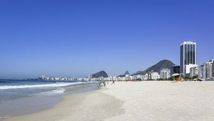 Copacabana Beach in Rio de Janeiro, Brazil