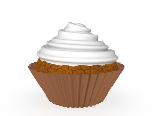 White cupcake