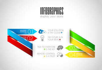 Original Style Infographics Templates to display your data..