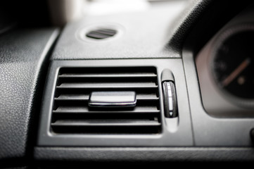 modern car ventilation system. Air conditioning of automobile