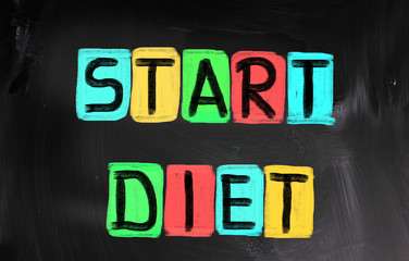 Start Diet Concept