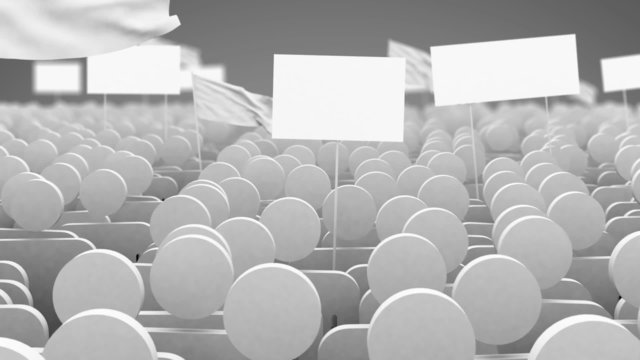 walkout, 3d animation with an alpha matte
