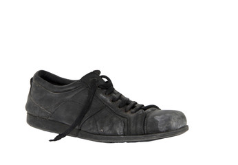 used leather vintage old shoe