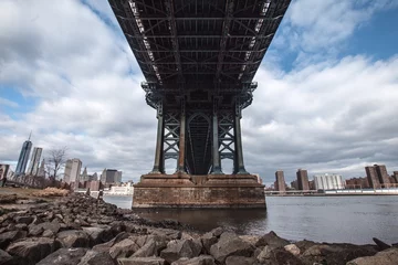 Foto op Plexiglas Manhattan Bridge © diografic
