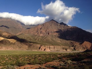 landscape from chile to argentin