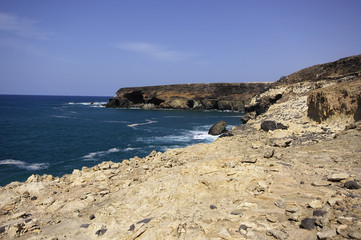 Cliff coast at Ajuy - Fuerteventura