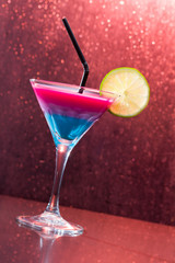 Fresh tropical cocktail