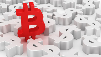 Obraz premium Mighty Bitcoin