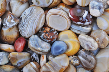 Natural Agate, various types and color