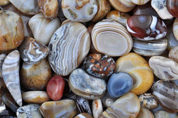 Natural Agate, various types and color