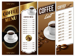 coffee menu gold