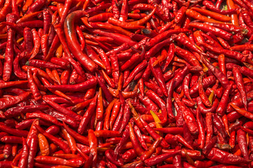 Red hot chili peppers background.
