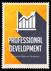 Professional Development on Yellow in Flat Design.