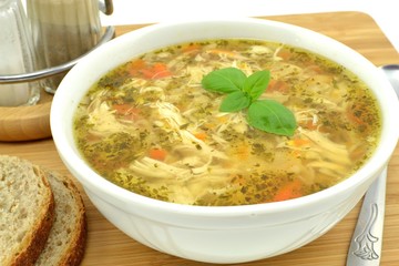 zupa flaczki drobiowe