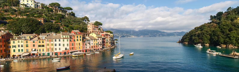 Italy, Portofino. Pictures of the tipical house at the Harbor © Mor65_Mauro Piccardi