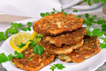 Vegetable and meat patties
