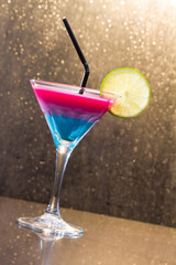 Fresh tropical cocktail