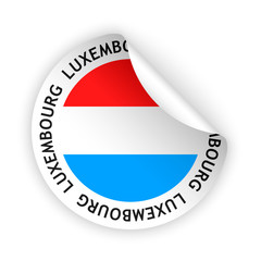 vector flag bent sticker