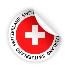 vector flag bent sticker