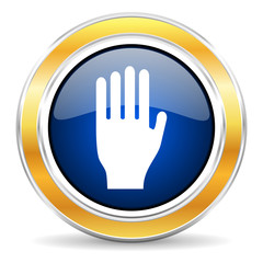 Obraz premium stop icon