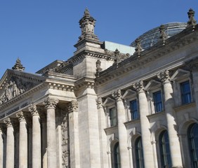 Fototapeta na wymiar Bundestag, Deutschland, Berlin, Brandburger Tor, Politik