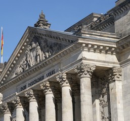 Obraz premium Bundestag, Deutschland, Berlin, Brandburger Tor, Politik