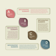 abstract circle tag infographics