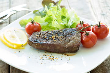 steack grillé de boeuf