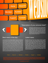 website design template