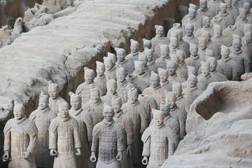 Fototapeten Terrakotta-Krieger in Xian, China © lzf