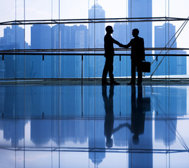 Two Business Person Shaking Hands