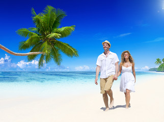 Couple Relaxing on the Beach