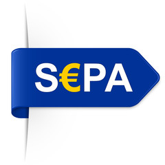 S€PA, SEPA Sticker Pfeil mit Schatten